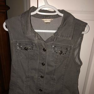 Christopher & Banks Jean vest